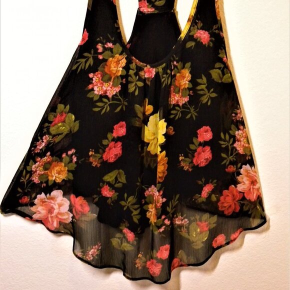 Ambience sheer lined floral sleevless top - Picture 5 of 8